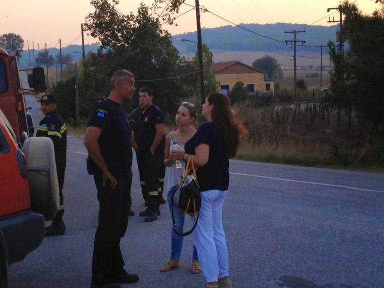 Κλιμάκιο του ΣΥΡΙΖΑ στην φωτιά της Καλαμπάκας