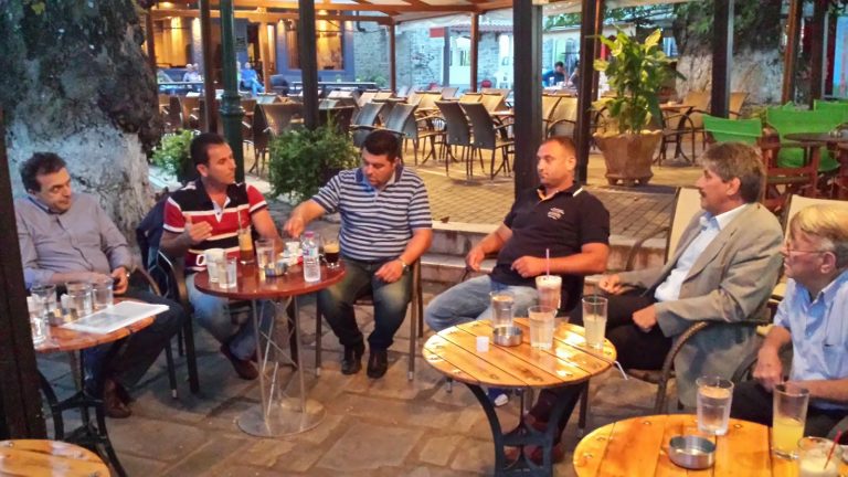 Συνάντηση Δημήτρη Γελαλή με κτηνοτρόφους και αγρότες στο Αργυροπούλι