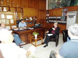 Συνεργασία Παπαστεργίου και μελών του ΔΣ της Περιφερειακής Ομοσπονδίας Ατόμων με Αναπηρία Θεσσαλίας